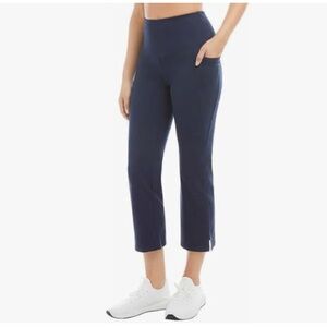 Jockey Navy Cropped Pants, Side Pockets [Size Large]